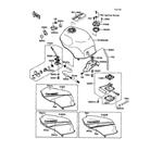INDICATORE BENZINA  Kawasaki Ninja ZX600 carburante 52005-1089